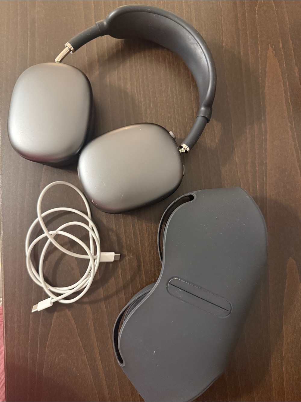 Apple AirPods Max in Space Gray with Black Headband